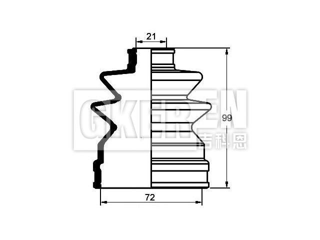 球笼防尘罩 CV Boot:39741-02A88