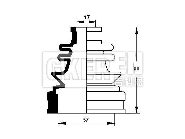 球笼防尘罩 CV Boot:39741-2U625