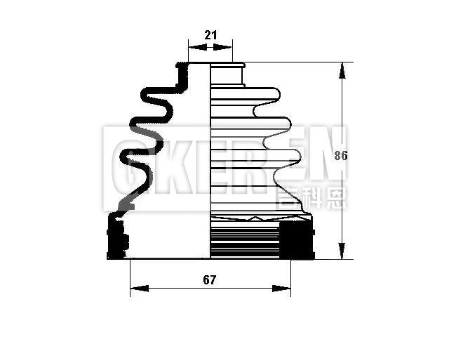 球笼防尘罩 CV Boot:39741-BM726