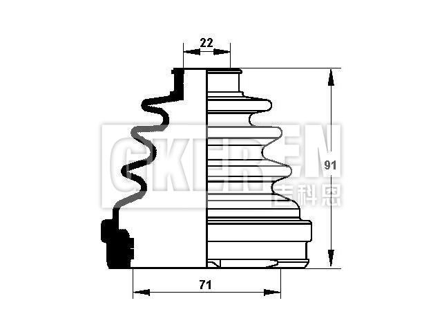 球笼防尘罩 CV Boot:39741-2F226