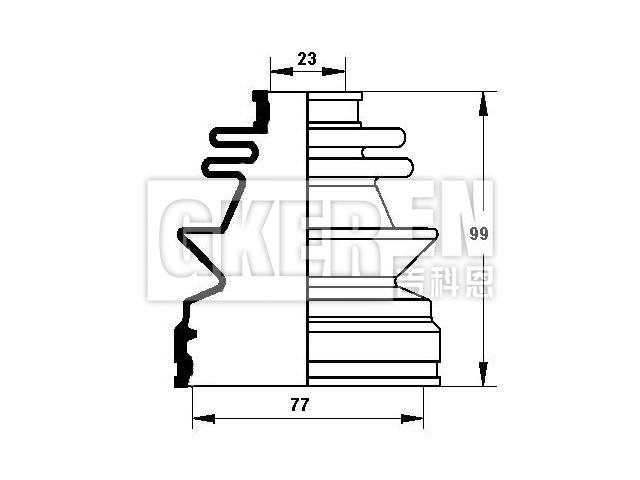 球笼防尘罩 CV Boot:39741-0M325