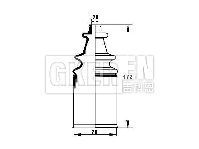 球笼防尘罩 CV Boot:39741-4F127