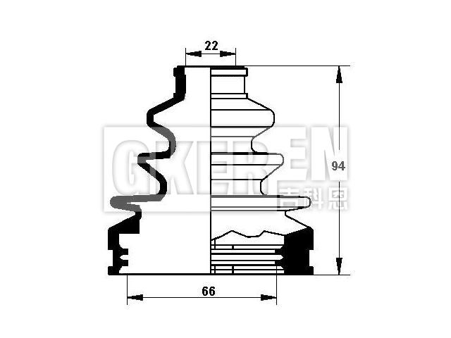 球笼防尘罩 CV Boot:04438-12011