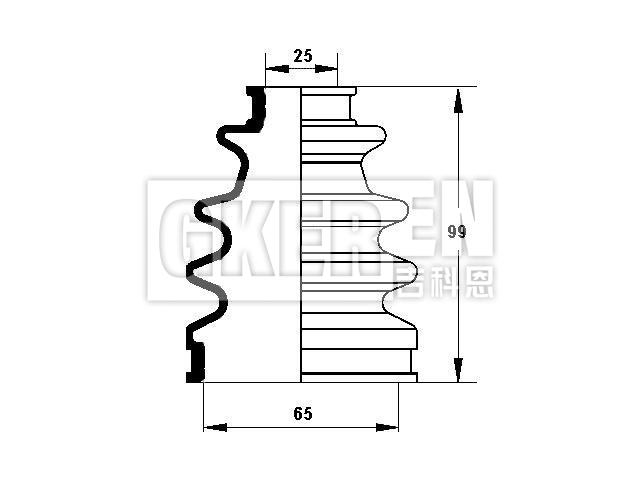 球笼防尘罩 CV Boot:04438-33011