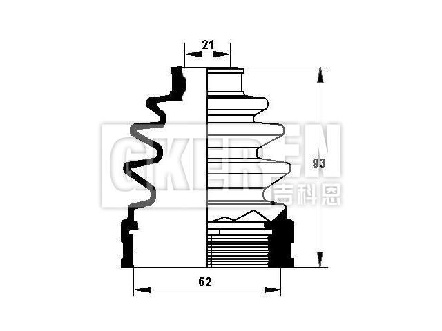 球笼防尘罩 CV Boot:F024-22-540