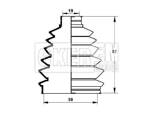 球笼防尘罩 CV Boot:44119-60G70