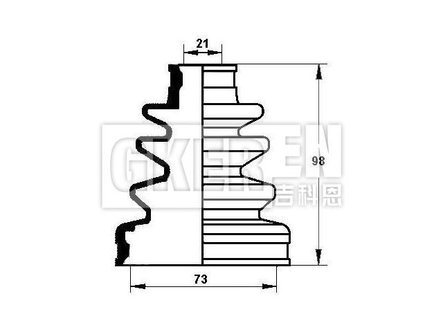 球笼防尘罩 CV Boot:44017-ST3-G01