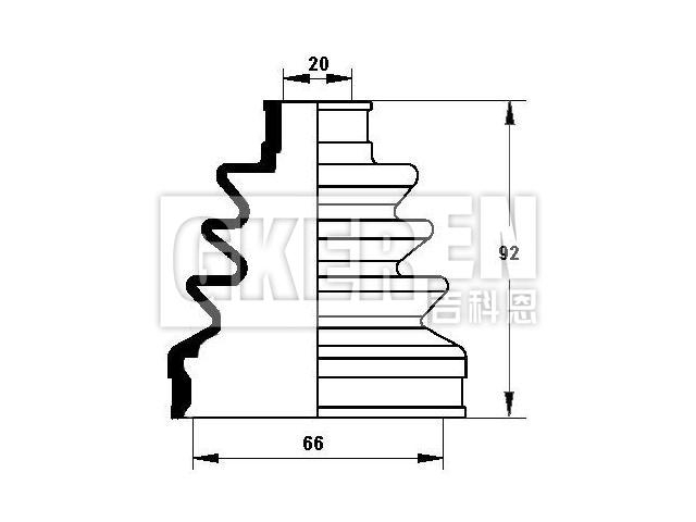 球笼防尘罩 CV Boot:44017-S5A-000