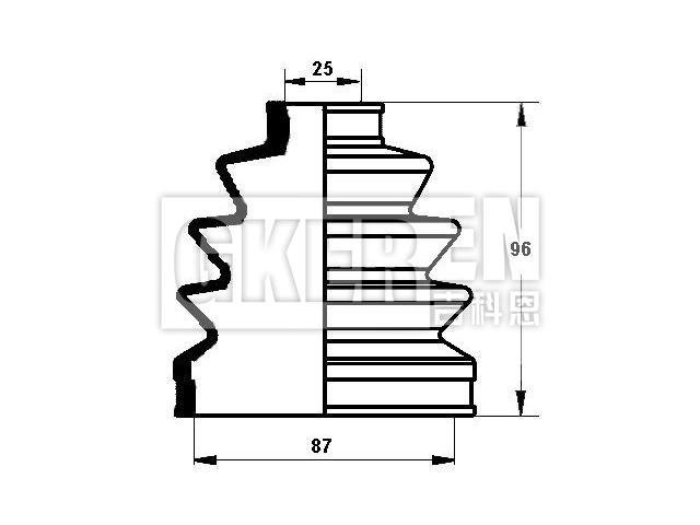 球笼防尘罩 CV Boot:42017-SL0-000