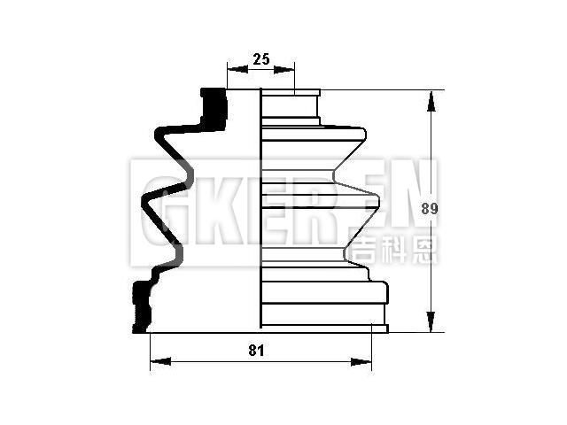 球笼防尘罩 CV Boot:MB160658
