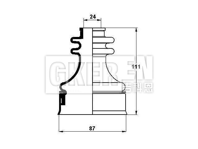 球笼防尘罩 CV Boot:J2885017