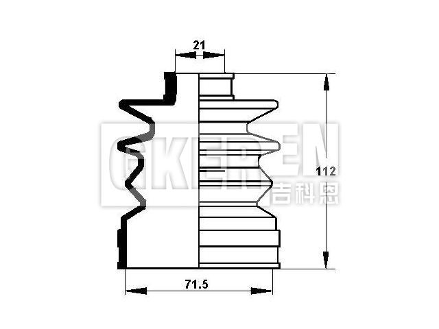 球笼防尘罩 CV Boot:72322-2022