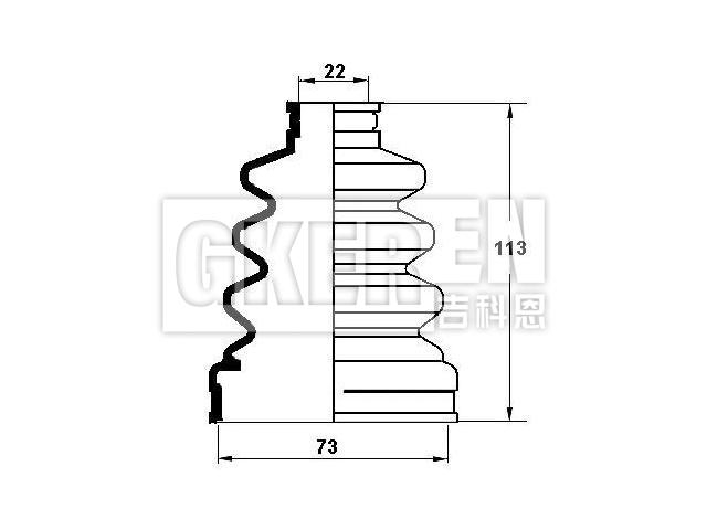 球笼防尘罩 CV Boot:28023-AA030