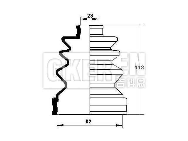 球笼防尘罩 CV Boot:23222-GA120