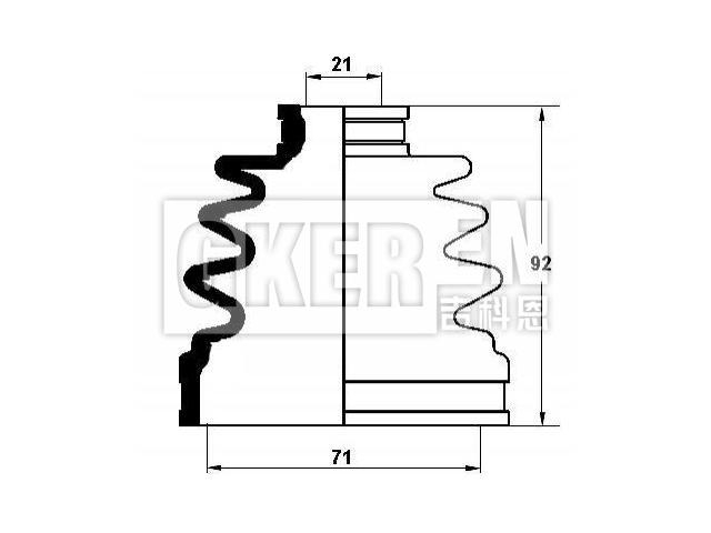 球笼防尘罩 CV Boot:28423-FE000