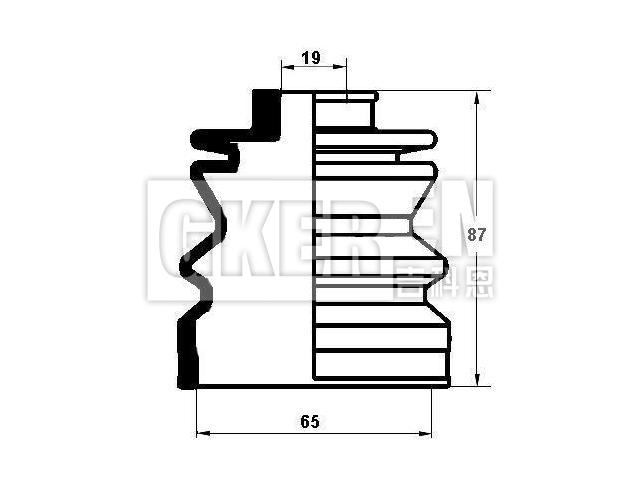 球笼防尘罩 CV Boot:44119-84201