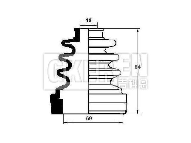 球笼防尘罩 CV Boot:44119-80E01-000
