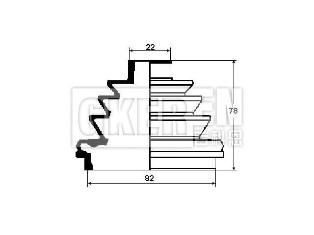 球笼防尘罩 CV Boot:443 407 285 A