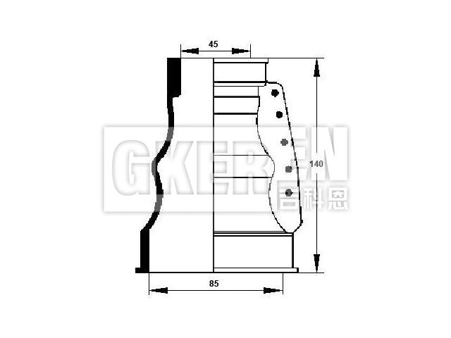 球笼防尘罩 CV Boot:111 598 021A