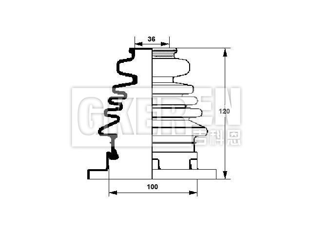 球笼防尘罩 CV Boot:191 407 283