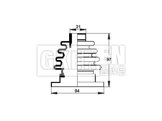 球笼防尘罩 CV Boot:191 498 201 D