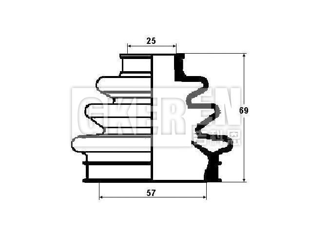 球笼防尘罩 CV Boot:33 21 1 229 213