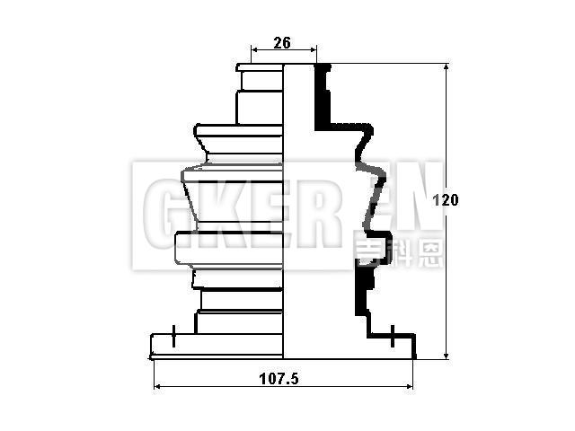 球笼防尘罩 CV Boot:33 21 9 067 815