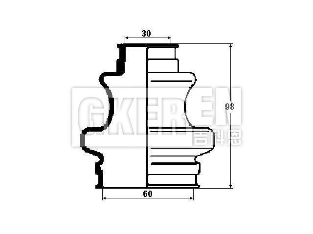 球笼防尘罩 CV Boot:210 357 01 91