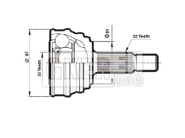 球笼修理包 CV Joint Kit:171 407 311
