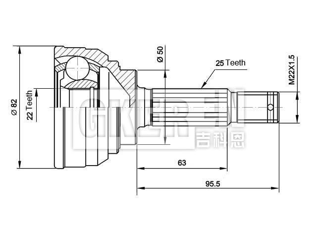 球笼修理包 CV Joint Kit:49508-21000