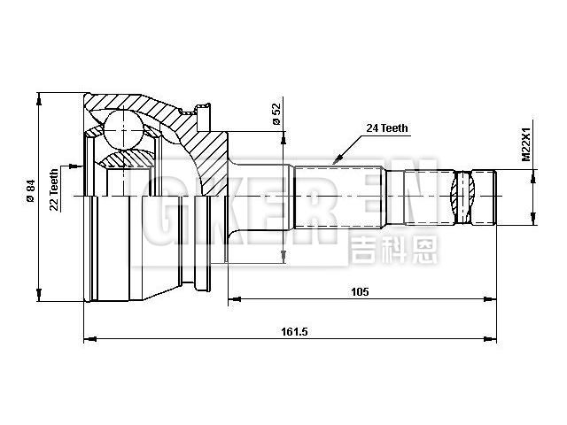 球笼修理包 CV Joint Kit:39100-11M00