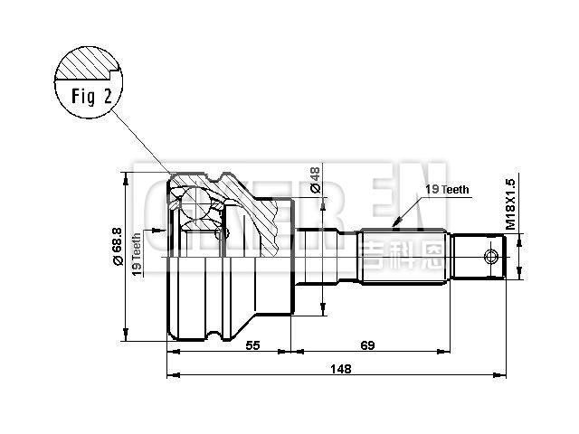球笼修理包 CV Joint Kit:17H8600