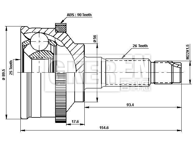 球笼修理包 CV Joint Kit:6828