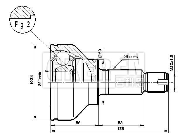 球笼修理包 CV Joint Kit:BAU4414