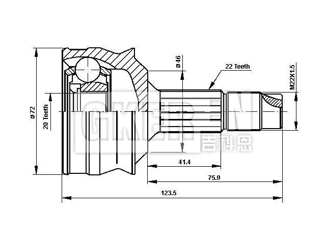 球笼修理包 CV Joint Kit:7647245