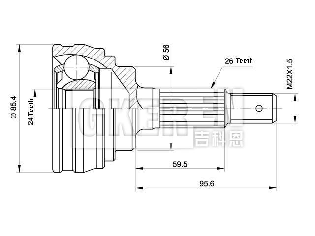 球笼修理包 CV Joint Kit:43410-12171