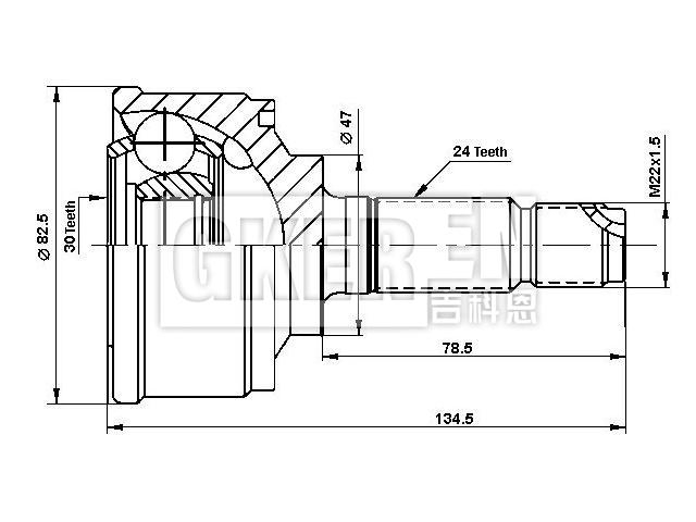 球笼修理包 CV Joint Kit:44305-SA5-620