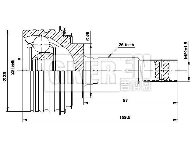 球笼修理包 CV Joint Kit:7849841