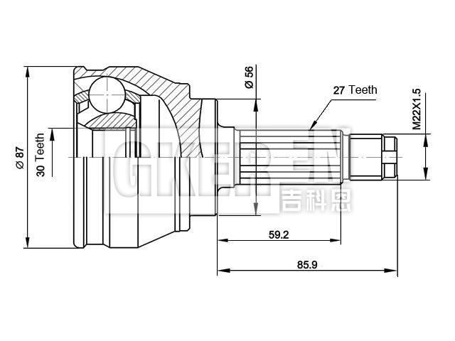 球笼修理包 CV Joint Kit:28021-AA022