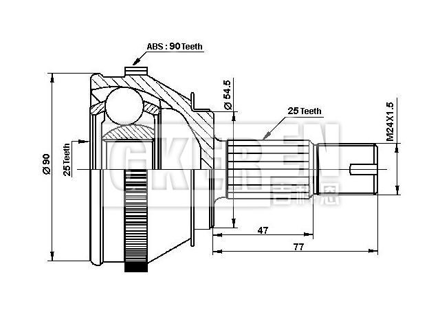 球笼修理包 CV Joint Kit:82443532