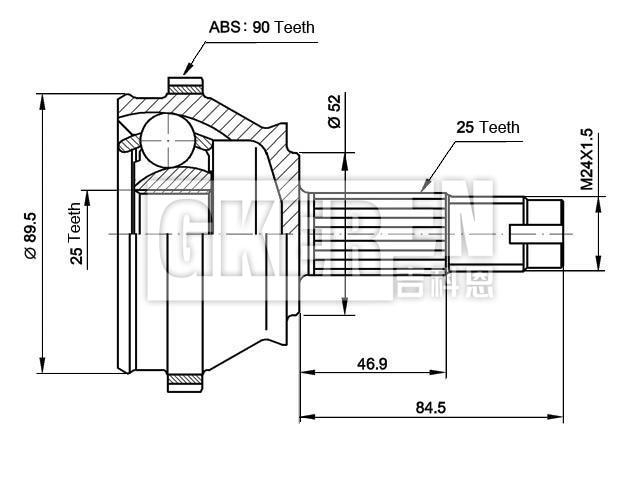 球笼修理包 CV Joint Kit:82449123