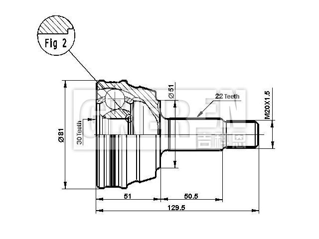 球笼修理包 CV Joint Kit:171 407 311L