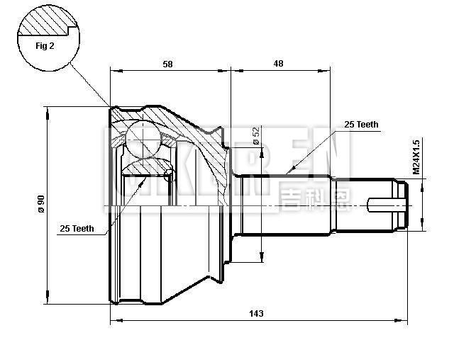 球笼修理包 CV Joint Kit:5929237