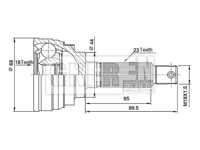 球笼修理包 CV Joint Kit:44101-84150