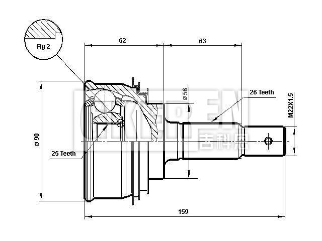 球笼修理包 CV Joint Kit:43410-20730