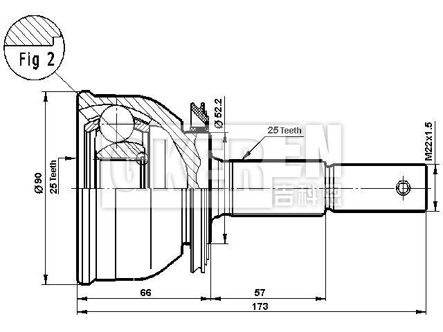 球笼修理包 CV Joint Kit:39100-65A00