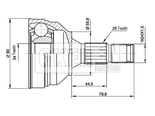 球笼修理包 CV Joint Kit:3272.F5