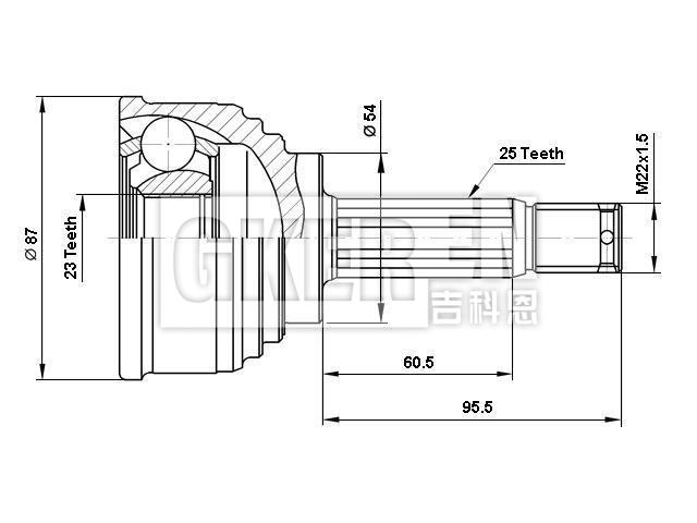 球笼修理包 CV Joint Kit:MB297872