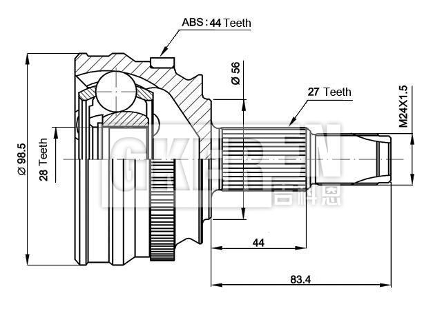 球笼修理包 CV Joint Kit:82489521