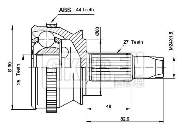 球笼修理包 CV Joint Kit:82466864